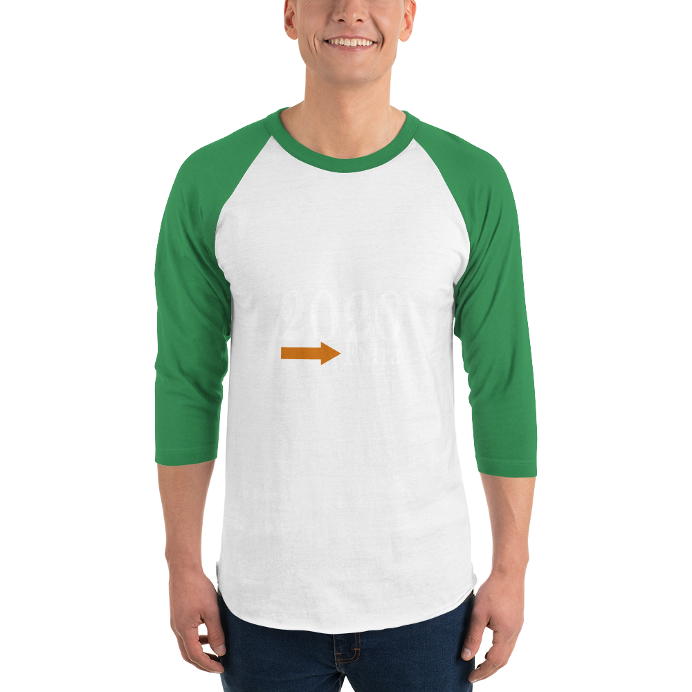 3/4 sleeve raglan shirt